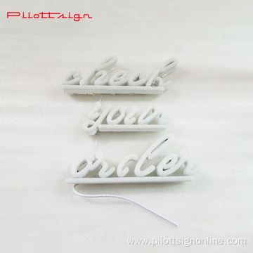 outdoor acrylic logo sign custom 3D neon letters